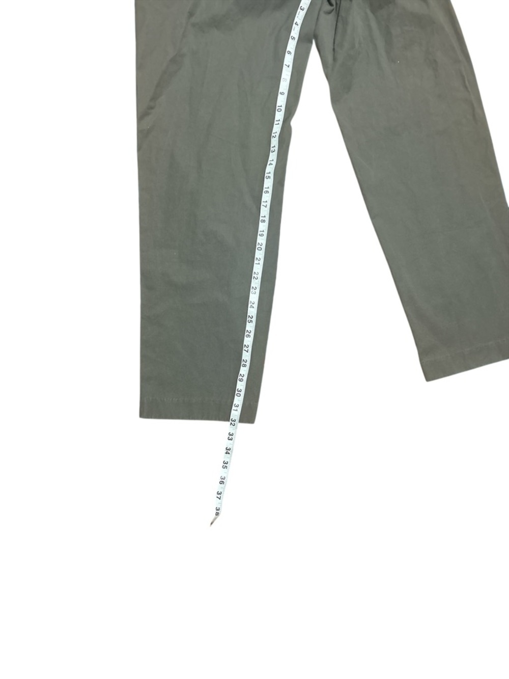 Banana Republic Gray Cotton Chino Pants Men’s 33x32 Straight Casual Minimalist - Picture 7 of 9